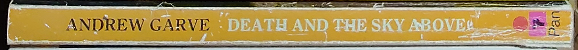 Andrew Garve  DEATH AND THE SKY ABOVE spine of book image