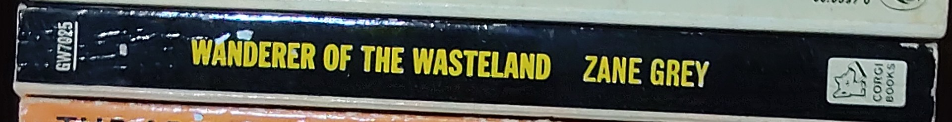 Zane Grey  WANDERER OF THE WASTELAND spine of book image