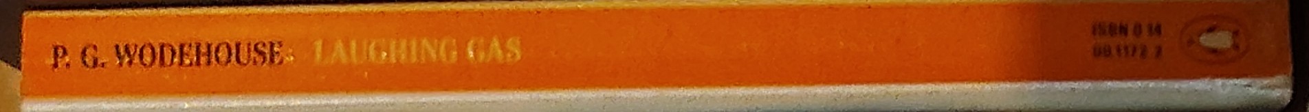 P.G. Wodehouse  LAUGHING GAS spine of book image