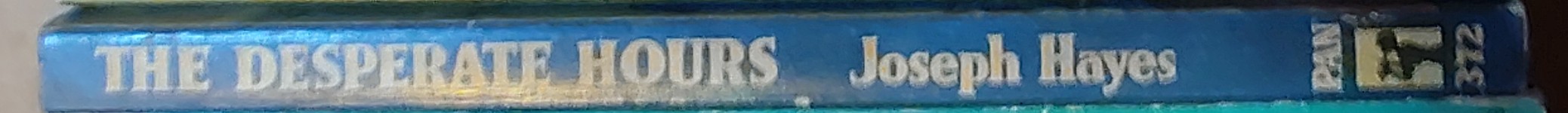 Joseph Hayes  THE DESPERATE HOURS spine of book image