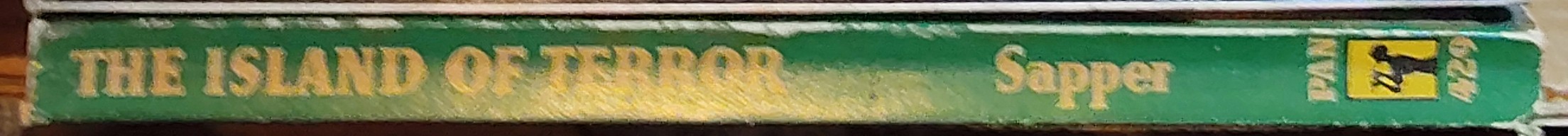 Sapper   THE ISLAND OF TERROR spine of book image