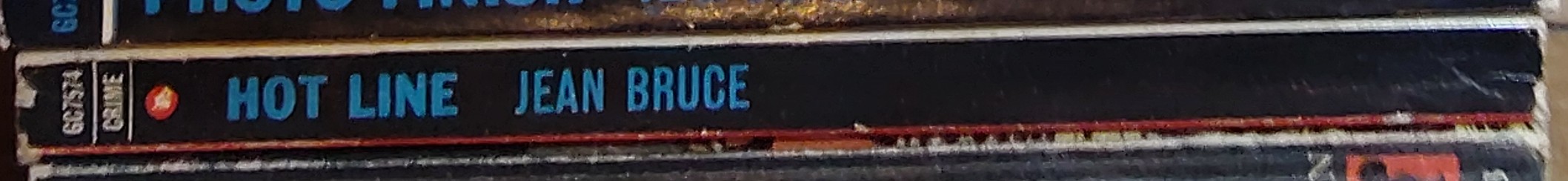 Jean Bruce  HOT LINE spine of book image
