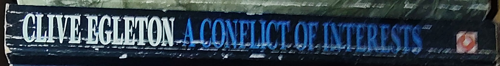 Clive Egleton  A CONFLICT OF INTERESTS spine of book image