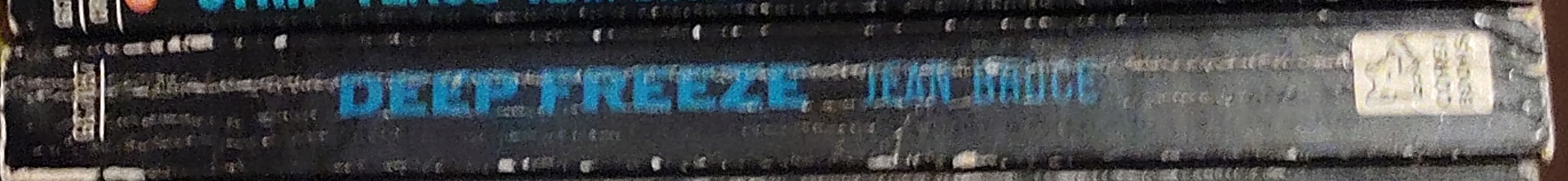 Jean Bruce  DEEP FREEZE spine of book image