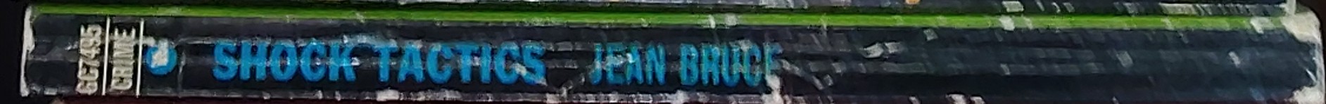 Jean Bruce  SHOCK TACTICS spine of book image