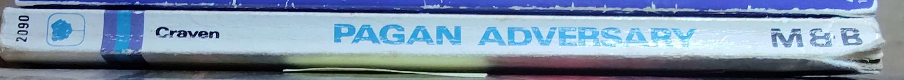 Sara Craven  PAGAN ADVERSARY spine of book image