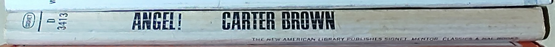 Carter Brown  ANGEL! spine of book image