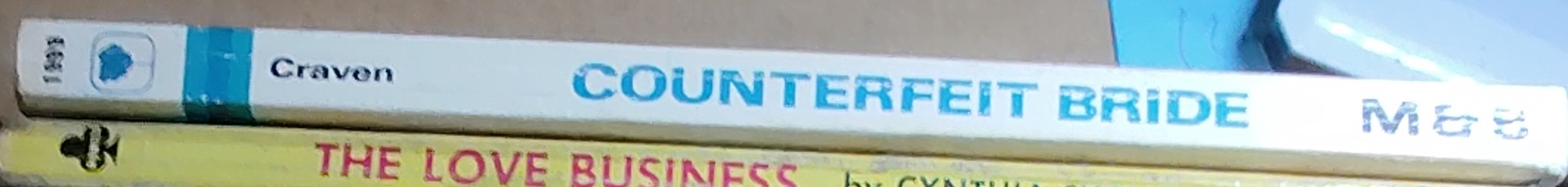 Sara Craven  COUNTERFEIT BRIDE spine of book image