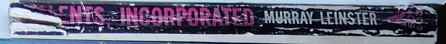 Murray Leinster  TALENTS, INCORPORATED spine of book image