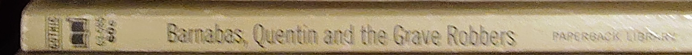 Marilyn Ross  BARNABAS, QUENTIN AND THE GRAVE ROBBERS spine of book image