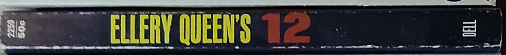 Ellery Queen (edit) ELLERY QUEEN'S 12 spine of book image