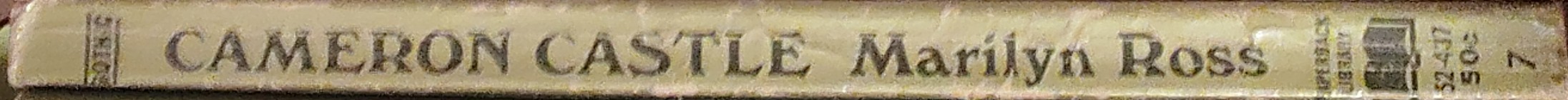 Marilyn Ross  CAMERON CASTLE spine of book image
