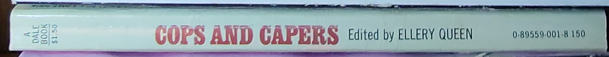 Ellery Queen (edit) ELLERY QUEEN'S COPS AND CAPERS spine of book image