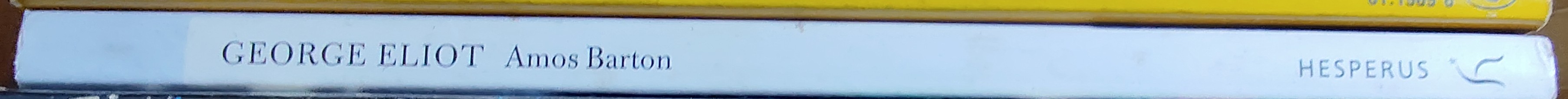 George Eliot  AMOS BARTON spine of book image