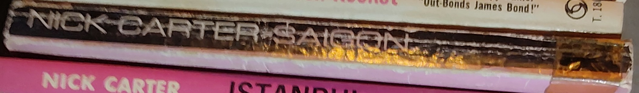 Nick Carter  SAIGON spine of book image