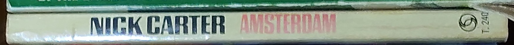 Nick Carter  AMSTERDAM spine of book image