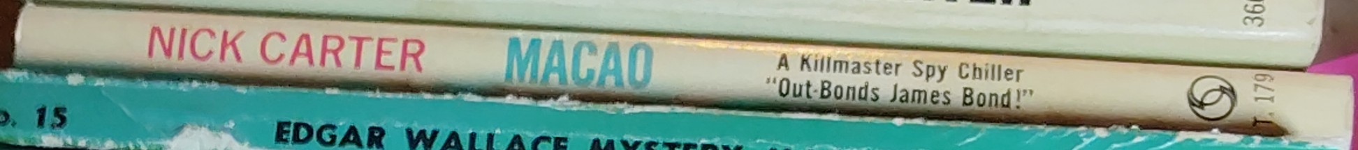 Nick Carter  MACAO spine of book image