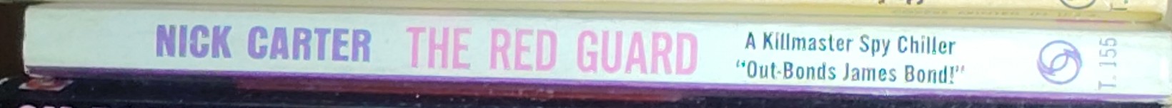 Nick Carter  THE RED GUARD spine of book image