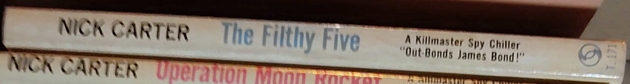 Nick Carter  THE FILTHY FIVE spine of book image