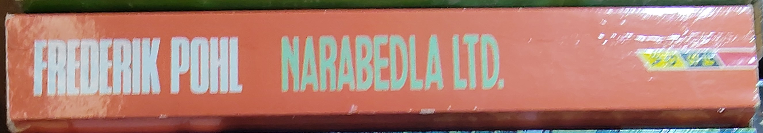 Frederik Pohl  NARABEDLA LTD. spine of book image