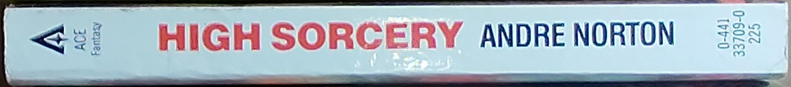 Andre Norton  HIGH SORCERY spine of book image