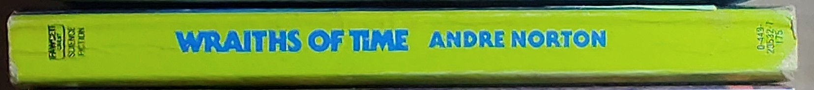 Andre Norton  WRAITHS OF TIME spine of book image