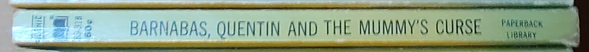 Marilyn Ross  BARNABAS, QUENTIN AND THE MUMMY'S CURSE spine of book image