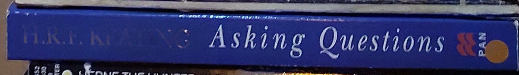 H.R.F. Keating  ASKING QUESTIONS spine of book image