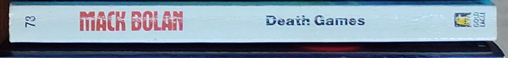Don Pendleton  MACK BOLAN: DEATH GAMES spine of book image
