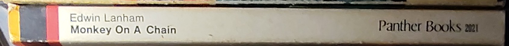 Edwin Lanham  MONKEY ON A CHAIN spine of book image