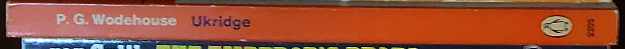 P.G. Wodehouse  UKRIDGE spine of book image