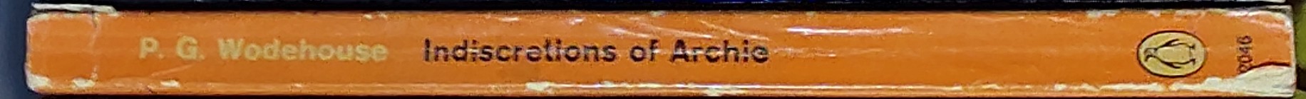 P.G. Wodehouse  INDISCRETIONS OF ARCHIE spine of book image