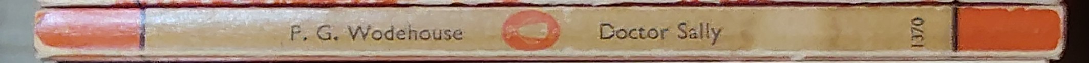 P.G. Wodehouse  DOCTOR SALLY spine of book image