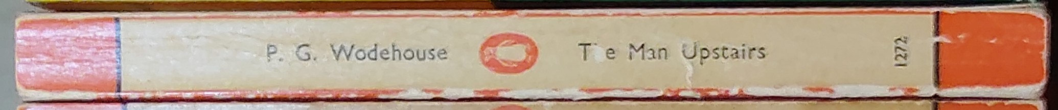 P.G. Wodehouse  THE MAN UPSTAIRS and other stories spine of book image