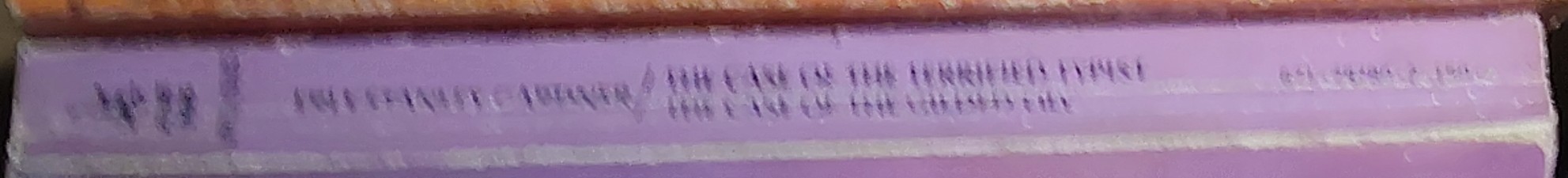 Erle Stanley Gardner  THE CASE OF THE TERRIFIED TYPIST and THE CASE OF THE GILDED LILY spine of book image