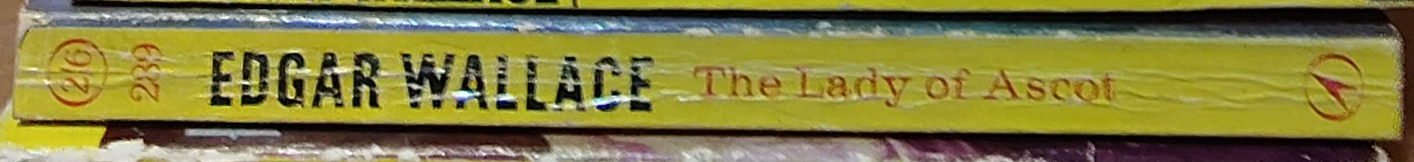 Edgar Wallace  THE LADY OF ASCOT spine of book image