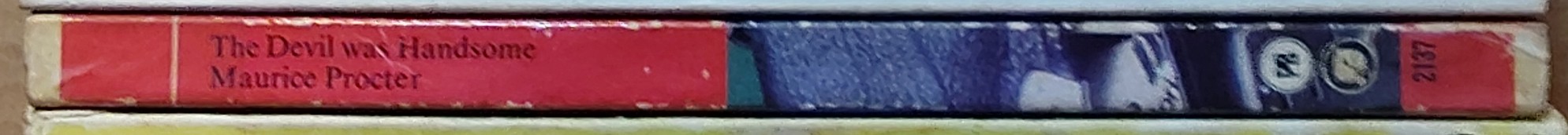 Maurice Procter  THE DEVIL WAS HANDSOME spine of book image