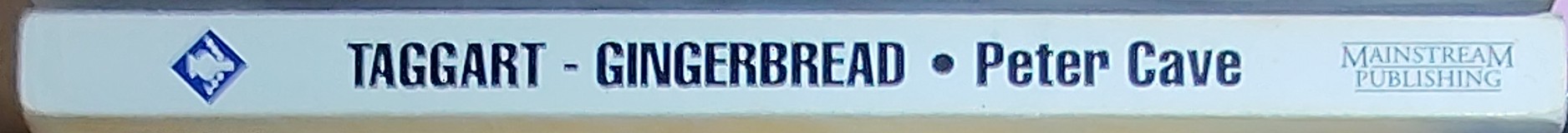 Peter Cave  TAGGART: GINGERBREAD (Mark McManus) spine of book image