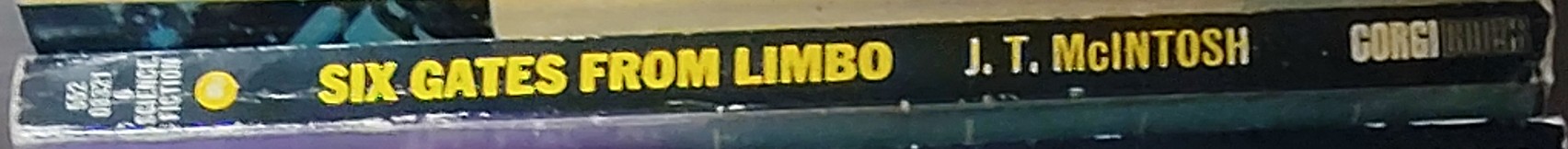 J.T. McIntosh  SIX GATES FROM LIMBO spine of book image