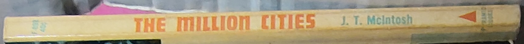 J.T. McIntosh  THE MILLION CITIES spine of book image