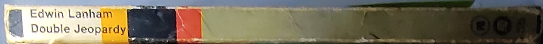 Edwin Lanham  DOUBLE JEOPARDY spine of book image