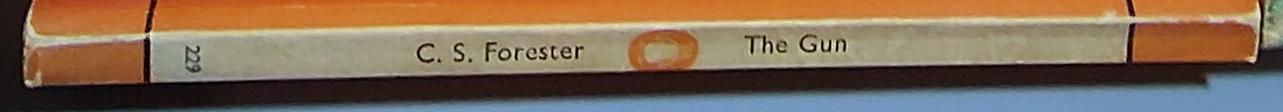 C.S. Forester  THE GUN spine of book image
