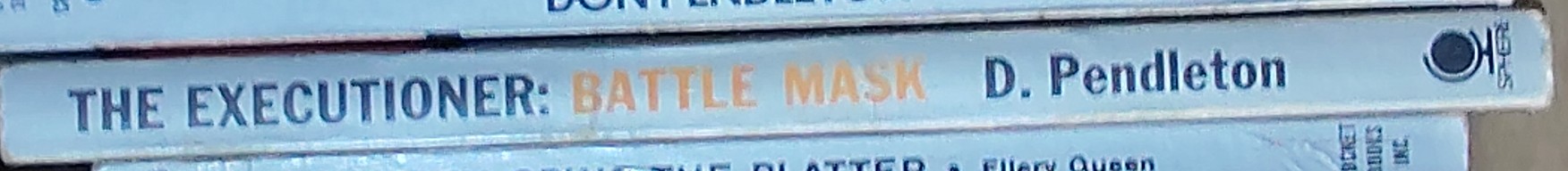 Don Pendleton  THE EXECUTIONER 3: BATTLE MASK spine of book image