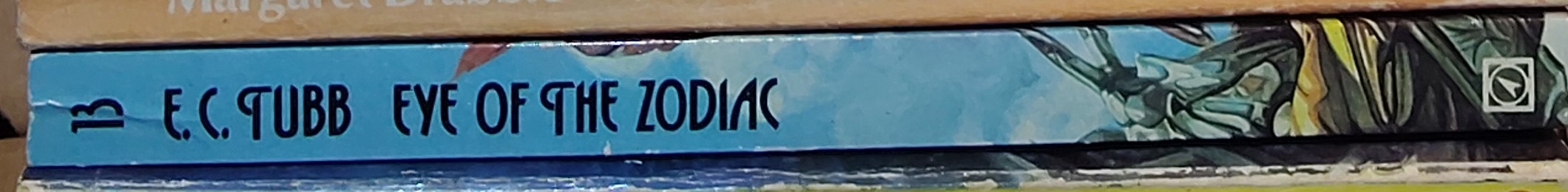 E.C. Tubb  EYE OF THE ZODIAC spine of book image