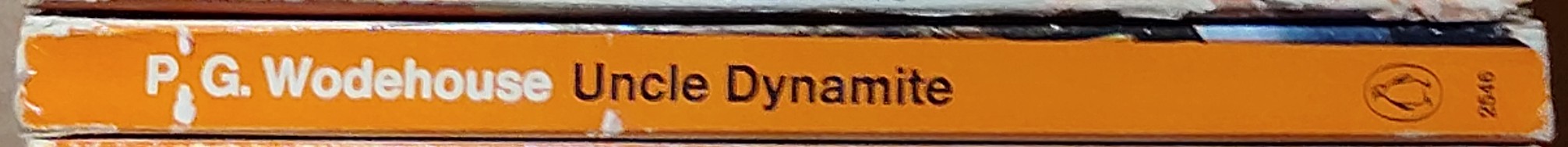 P.G. Wodehouse  UNCLE DYNAMITE spine of book image