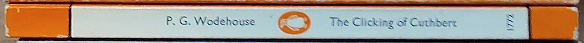 P.G. Wodehouse  THE CLICKING OF CUTHBERT and Other Stories spine of book image