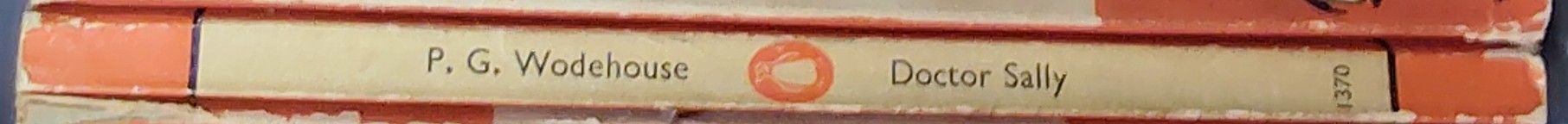 P.G. Wodehouse  DOCTOR SALLY spine of book image