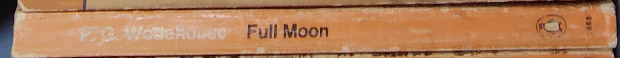 P.G. Wodehouse  FULL MOON (Sir Ralph Richardson) spine of book image