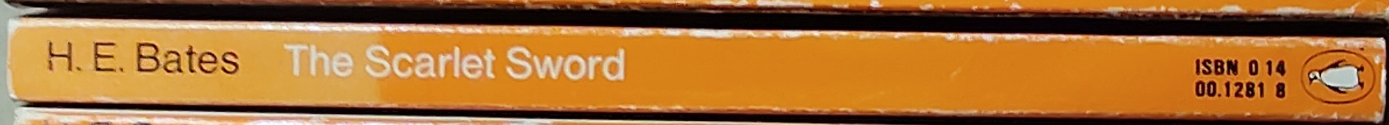 H.E. Bates  THE SCARLET SWORD spine of book image