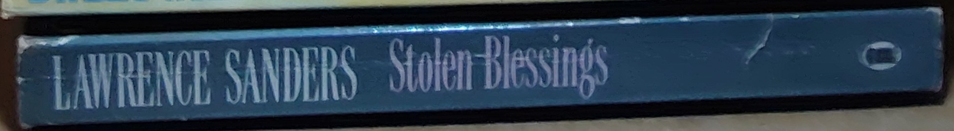 Lawrence Sanders  STOLEN BLESSINGS spine of book image